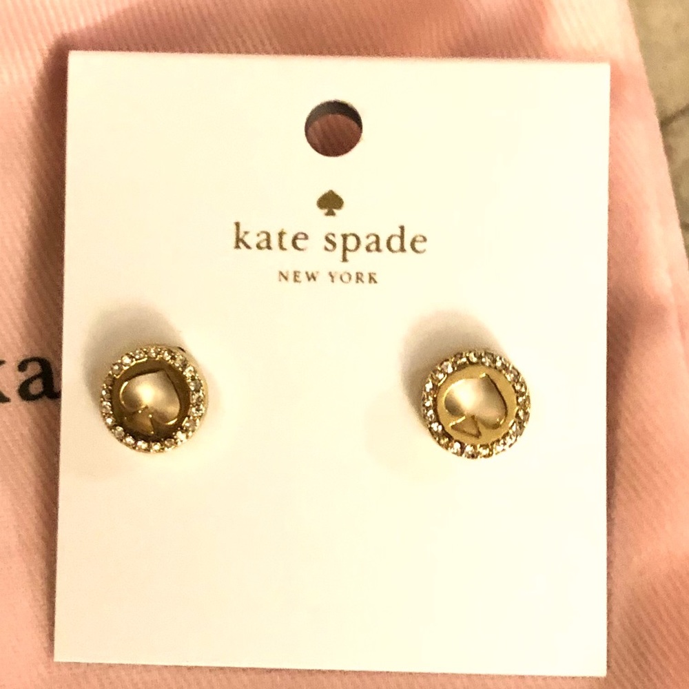 Kate Spade ♠️ Earrings Gold Tone